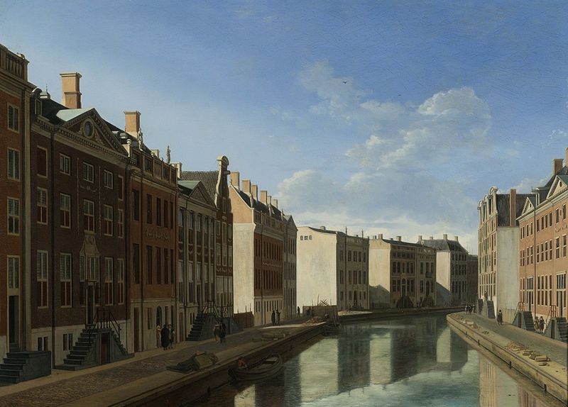 Berckheyde De bocht van de Herengracht painting - Gerrit Adriaensz. Berckheyde Berckheyde De bocht van de Herengracht art painting